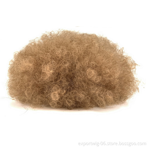 Afro Puff Drawstring Ponytail Black Kinky Curly Hair Bun Synthetic Afro Puff Hairpieces Clip In Hair Extensions